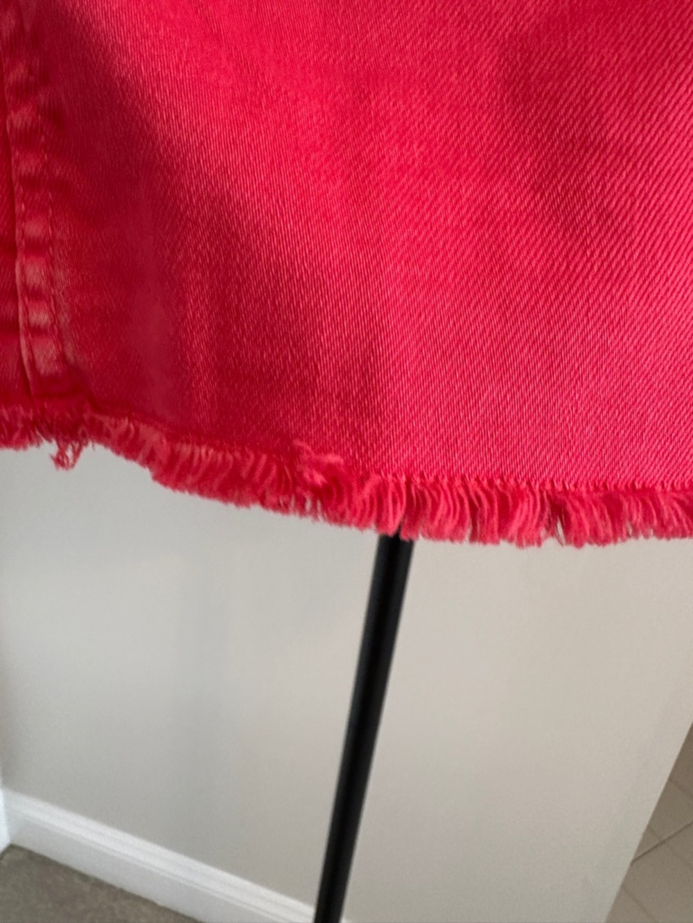 Kut from the Kloth Bright Pink Denim Jacket - Picture 15 of 16